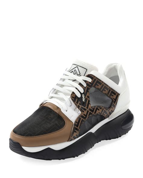 fendi high top sneakers mens|fendi fancy chunky sneakers.